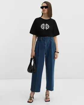 Брюки, р. 50, цвет Светлый деним