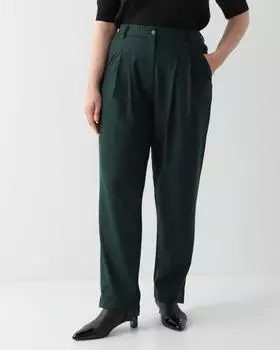 Брюки, р. 50, цвет Темно-зеленый