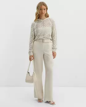 Брюки, р. 50, цвет Жемчужный