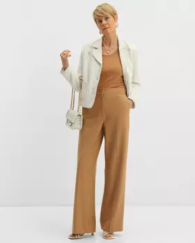 Брюки, р. 52, цвет Бежевый