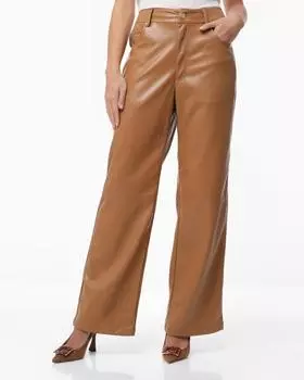 Брюки, р. 52, цвет Коричневый