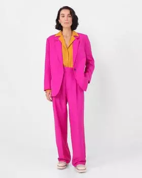 Брюки, р. 52, цвет Розовый