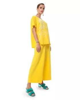 Брюки, р. 52, цвет Желтый