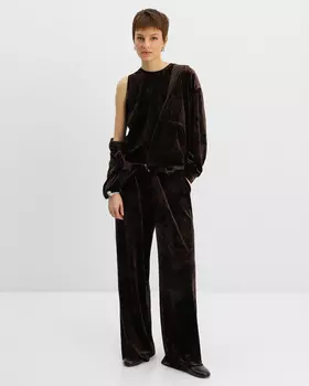 Брюки, р. 54, цвет Кофейный