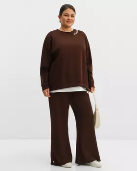 Брюки, р. 54, цвет Шоколад