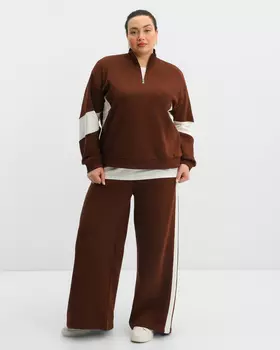 Брюки, р. 54, цвет Шоколадный