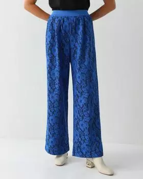 Брюки, р. 54, цвет Синий/черный