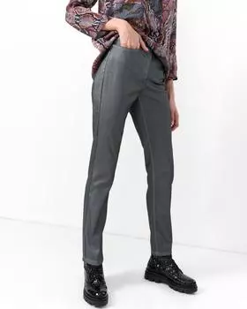 Брюки, р. 56, цвет Серебристый