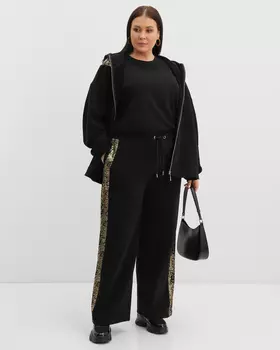 Брюки, р. 58, цвет Черный