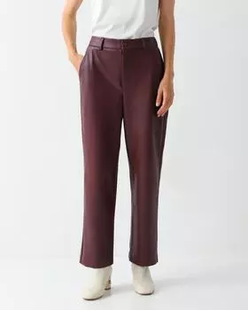 Брюки, р. 58, цвет Винный