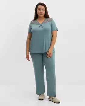 Брюки, р. 58, цвет Зеленый