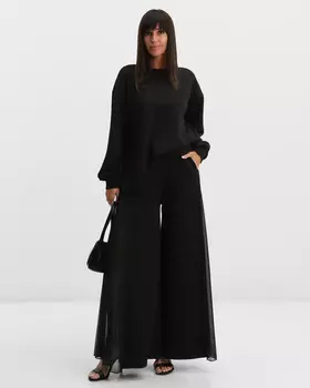 Брюки, р. L, цвет Черный