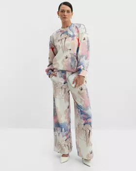 Брюки, р. L, цвет Разноцветный