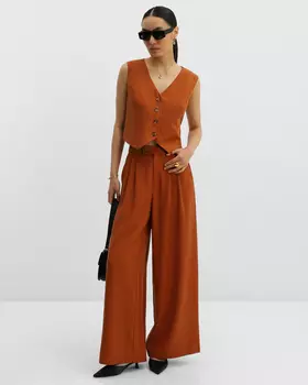 Брюки, р. S, цвет Карамельный