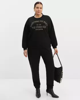 Брюки, р. XL, цвет Черный