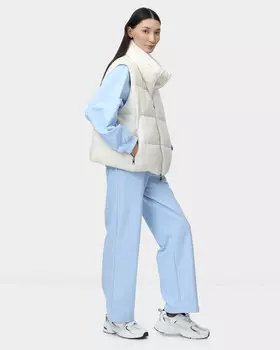 Брюки свободного кроя с высокой посадкой