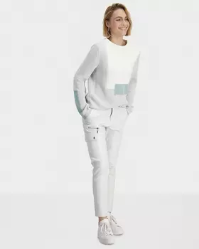 Брюки зауженного кроя из экокожи