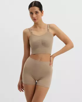 Бюстье корректирующее без косточек на регулируемых бретельках