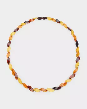 Бусы с натуральным янтарем