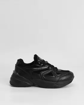 Утепленные кроссовки из натуральной кожи и замши с рисунком бабочки на язычке