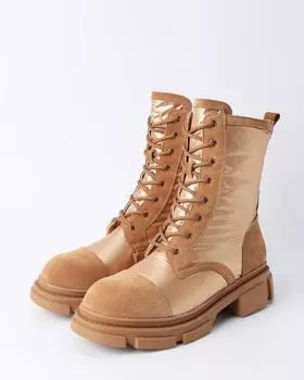 Дутики-Ботинки, р. 36, цвет Бежевый