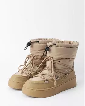 Дутики-Ботинки, р. 39, цвет Бежевый