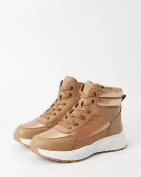 Дутики-ботинки, р. 40, цвет Бежевый