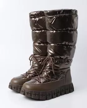 Дутики-сапоги, р. 40, цвет Коричневый