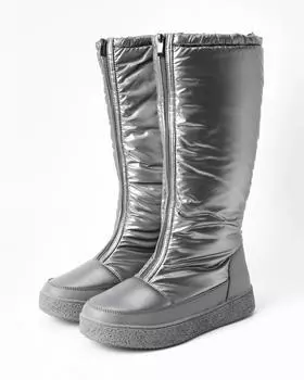 Дутики - сапоги, р. 41, цвет Серебряный