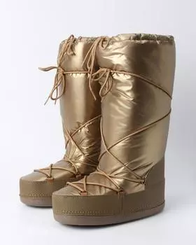 Дутики-сапоги, р. 41, цвет Золотой
