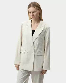Двубортный блейзер классического прямого кроя