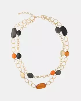 Двухрядное колье