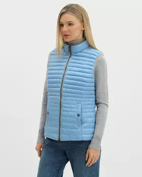 Двухсторонний стеганый жилет на молнии