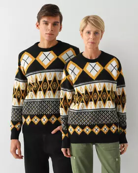 джемпер, р. 44, цвет Разноцветный