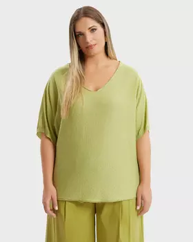 Джемпер тонкой вязки с добавлением люрекса