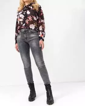 Джинсы из эластичного хлопкового денима