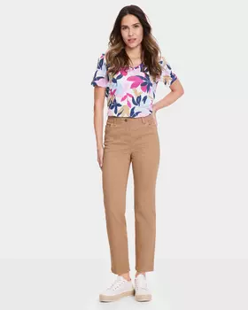 Джинсы Lisa Straight с вышивкой на задних карманах