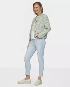 Джинсы облегающего кроя с хлопком в составе