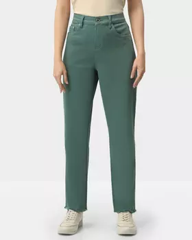 Джинсы посадки Emily из хлопка со спандексом