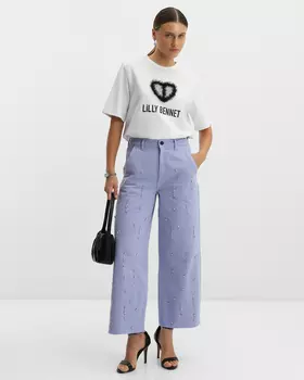 Джинсы, р. 44, цвет Лиловый