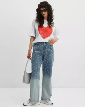 Джинсы, р. 44, цвет Синий