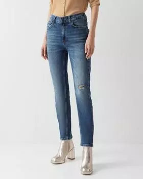 Джинсы, р. 44, цвет Синий