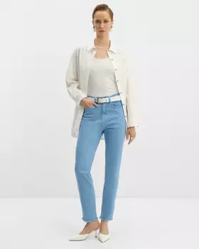 Джинсы, р. 46, цвет Голубой