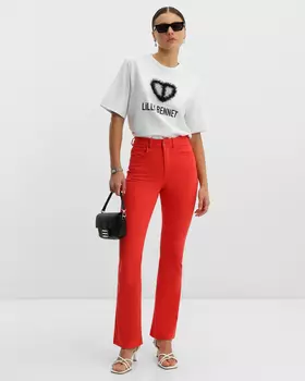 Джинсы, р. 46, цвет Красный