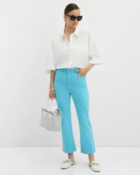 Джинсы, р. 46, цвет Лазурный