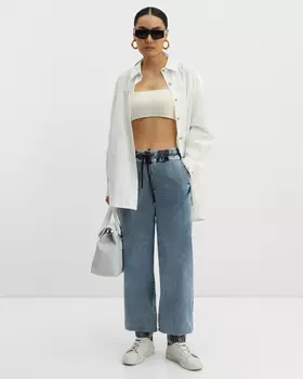 Джинсы, р. 46, цвет Светло-голубой