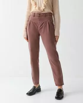 Джинсы, р. 48, цвет Коричневый