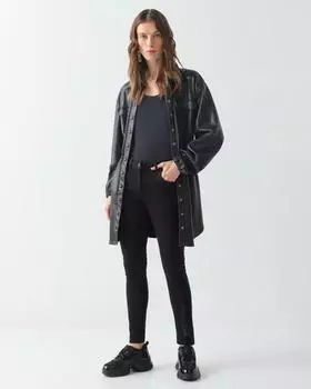 Джинсы, р. 50, цвет Черный