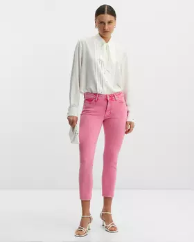 Джинсы, р. 50, цвет Розовый