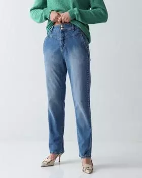 Джинсы, р. 50, цвет Светло-синий